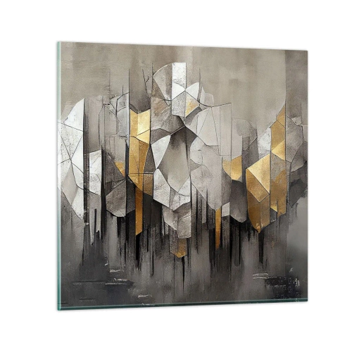 Impression sur verre - Image sur verre - Composition de glace et de lumière - 60x60 cm