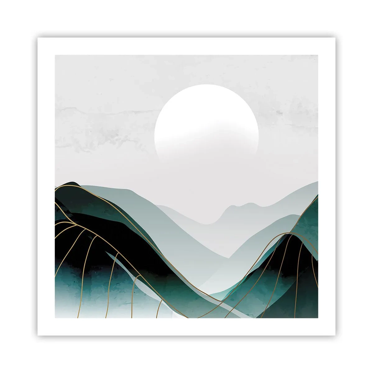 Affiche - Poster - En pleine majesté - 60x60 cm