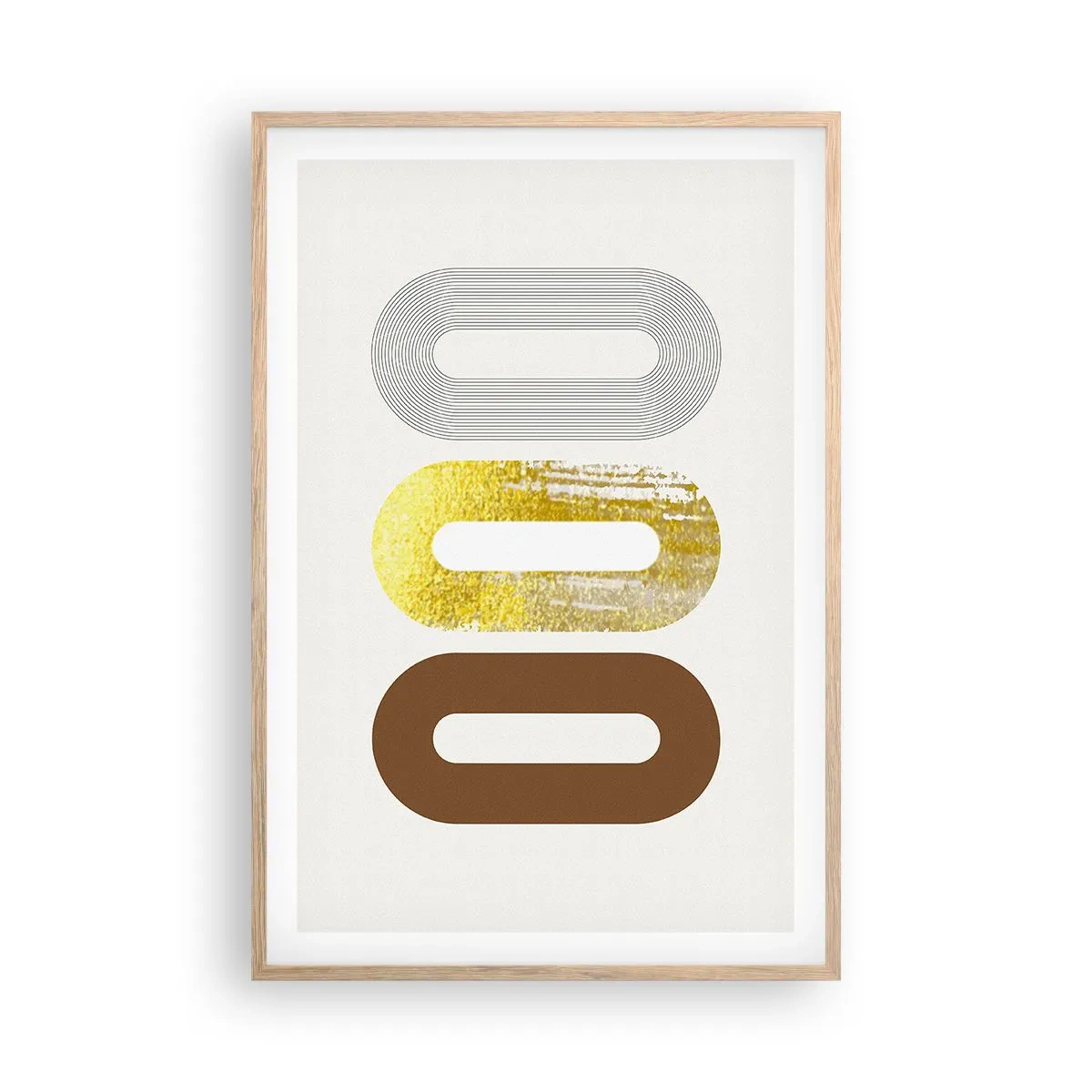 Affiche dans un chêne clair - Poster - Ooo! - 61x91 cm