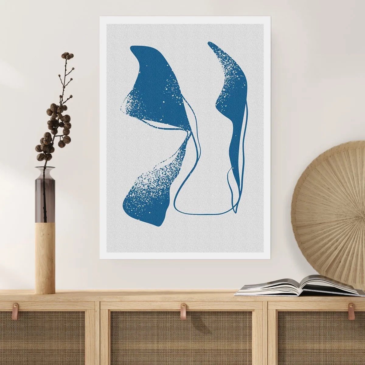 Affiche - Poster - Abstraction ailée - 30x40 cm