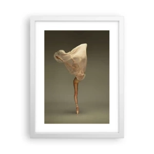 Affiche dans un cadre blanc - Poster - Il va bientôt s'envoler - 30x40 cm