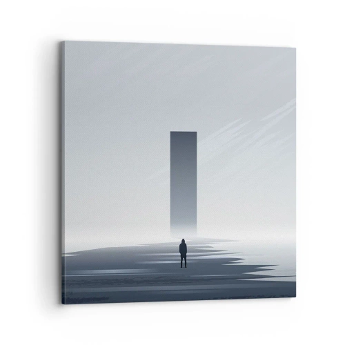 Impression sur toile - Image sur toile - Opportunité ou menace ? - 70x70 cm