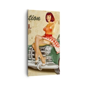 Impression sur toile - Image sur toile - Les superbes années 40. - 65x120 cm