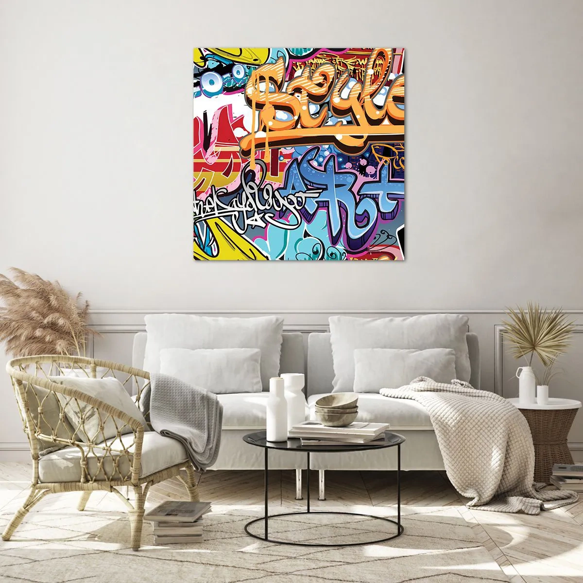 Impression sur verre - Image sur verre - Fresques, fresques, fresques… - 70x70 cm