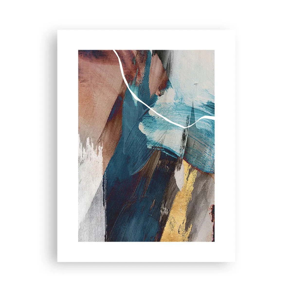 Affiche - Poster - Avec panache et énergie - 30x40 cm