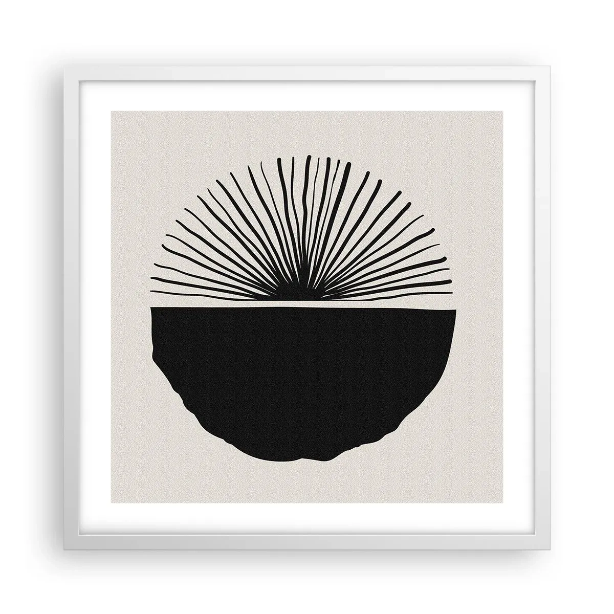 Affiche dans un cadre blanc - Poster - Une gamme de possibilités - 50x50 cm