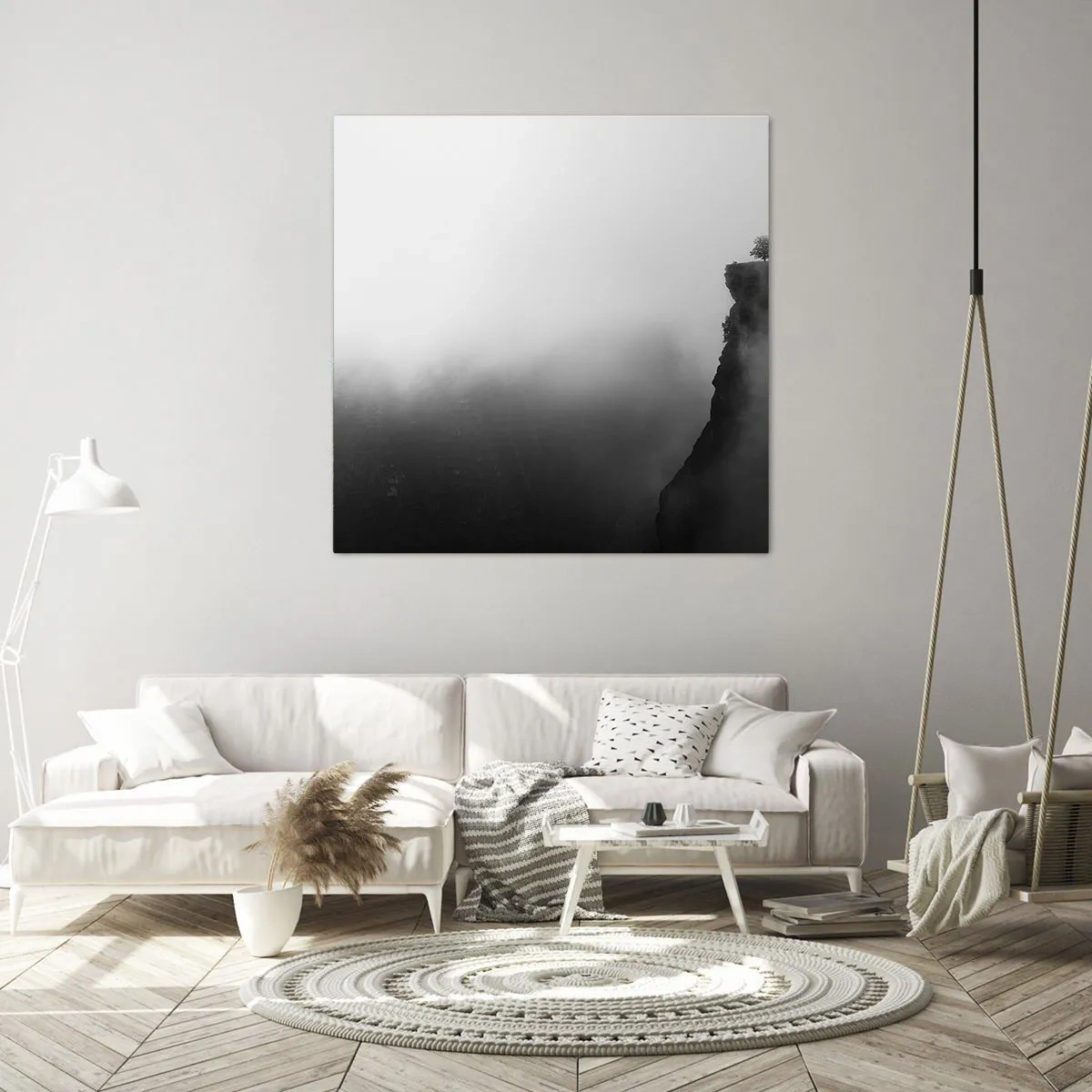 Impression sur toile - Image sur toile - Au bord du monde - 30x30 cm