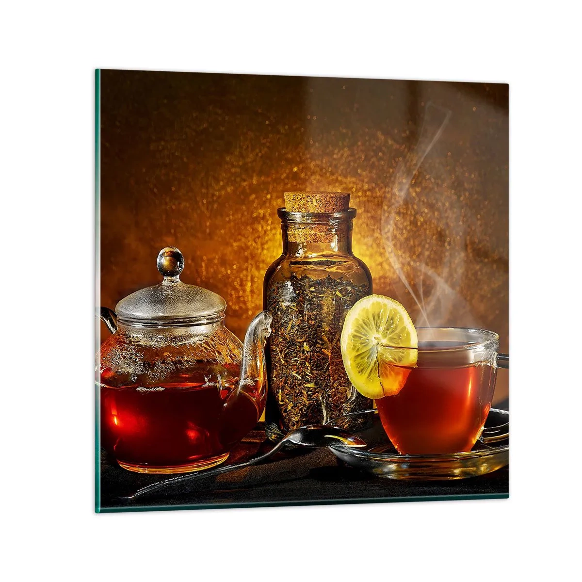 Impression sur verre - Image sur verre - Dans le style des maîtres hollandais - 60x60 cm