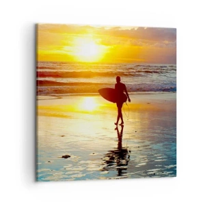 Impression sur toile - Image sur toile - Le retour du guerrier - 60x60 cm