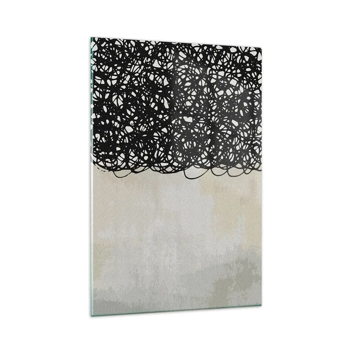 Impression sur verre - Image sur verre - Abstraction turbulente - 80x120 cm