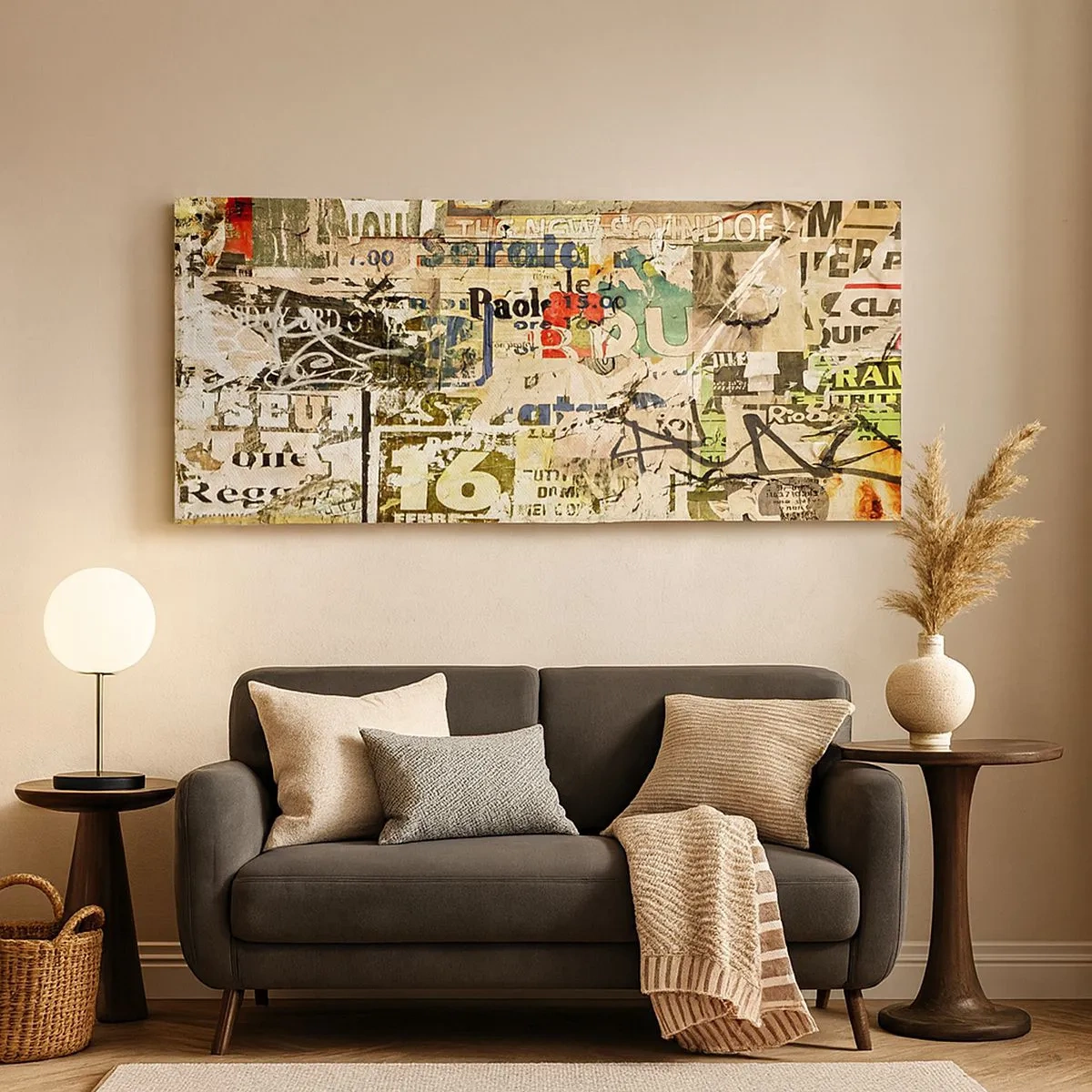 Impression sur toile - Image sur toile - Oh, il se passe quelque chose... - 100x40 cm
