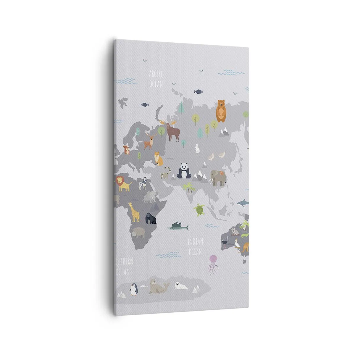 Impression sur toile - Image sur toile - Dis-moi d'où tu viens... - 55x100 cm