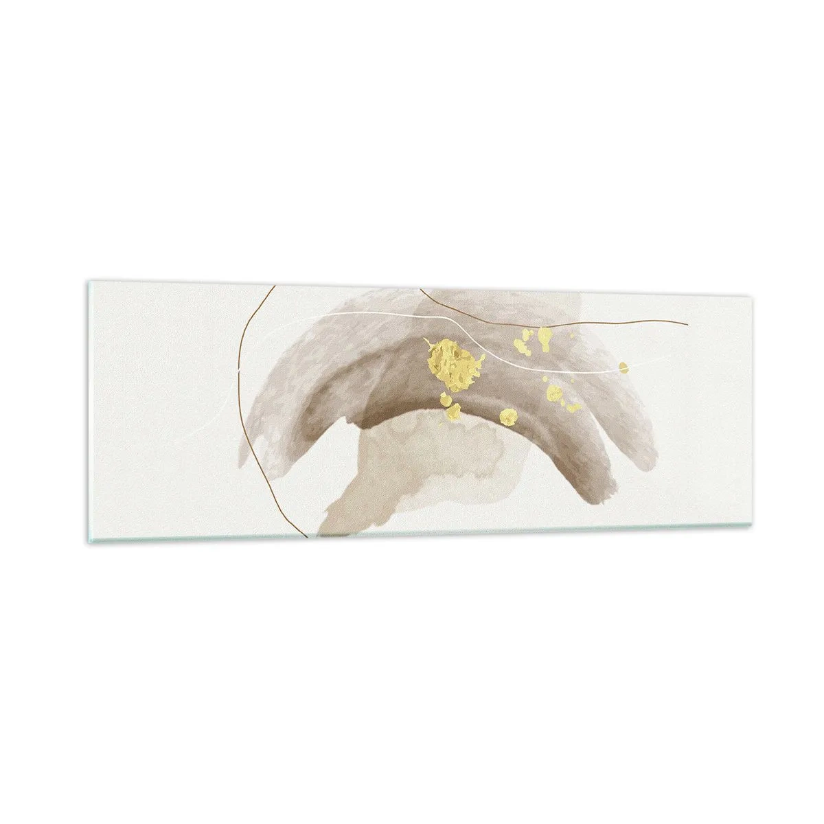 Impression sur verre - Image sur verre - rencontré dans l'espace - 90x30 cm