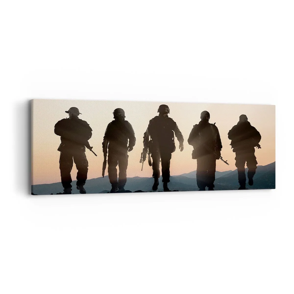 Impression sur toile - Image sur toile - Bienvenue dans notre monde - 90x30 cm