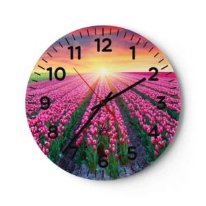 Horloge murale - Pendule murale - Ferme de la beauté - 40x40 cm