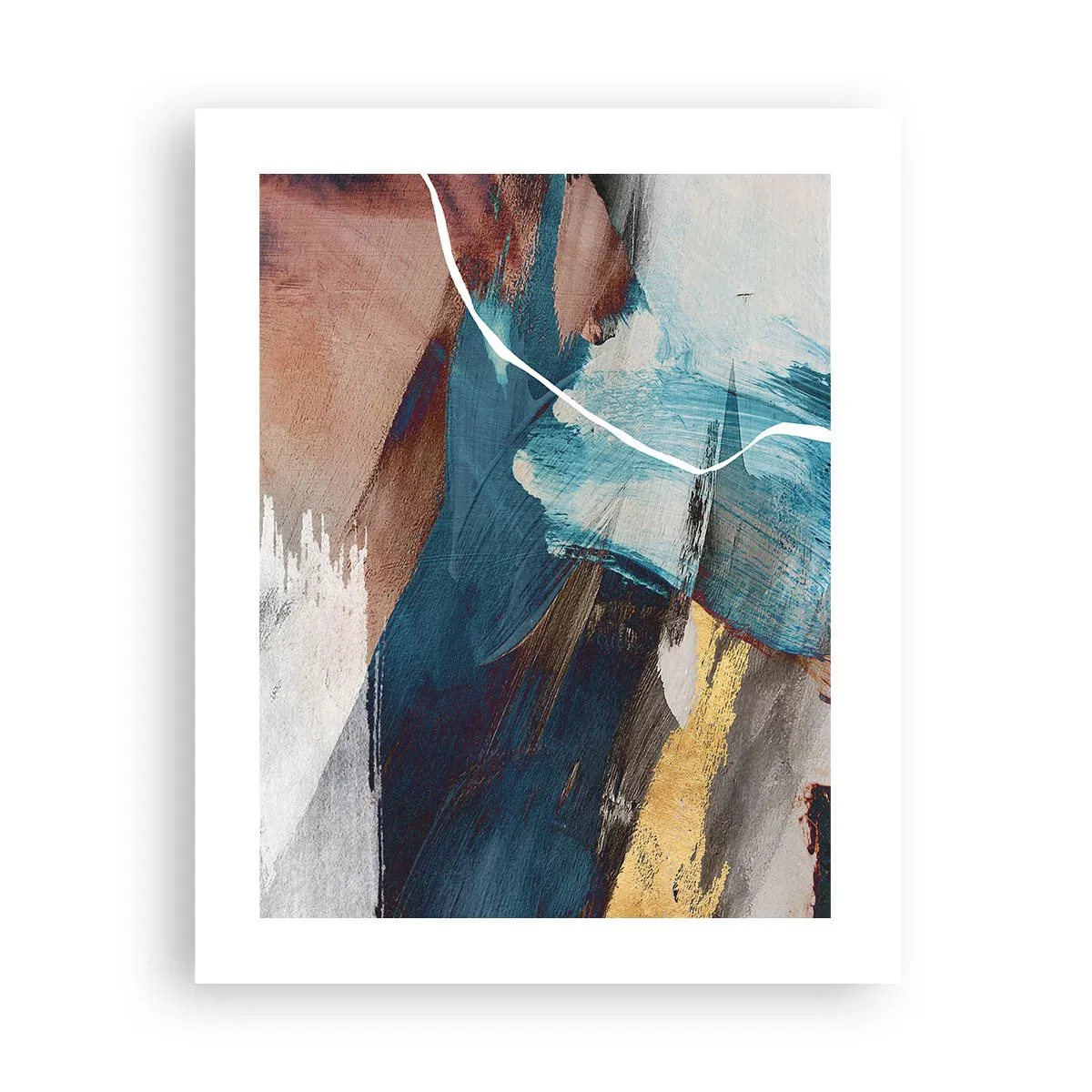 Affiche - Poster - Avec panache et énergie - 40x50 cm