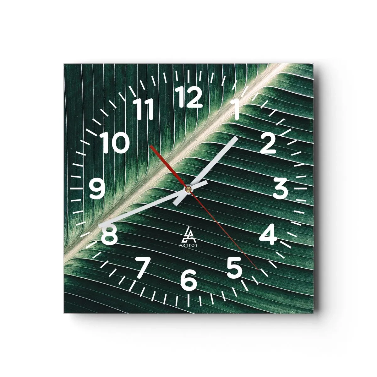 Horloge murale - Pendule murale - Le rythme de la nature - 40x40 cm