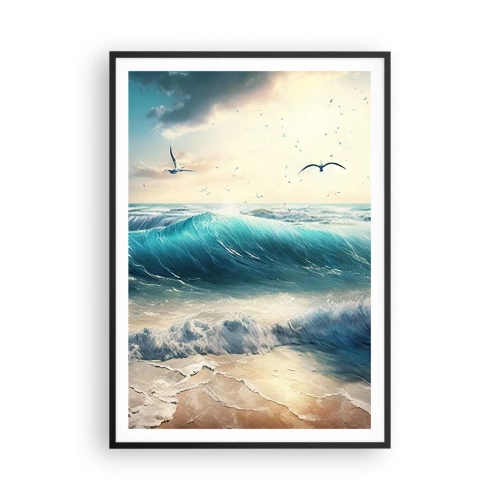 Affiche dans un cadre noir - Poster - Ça bourdonne seulement pour toi - 70x100 cm