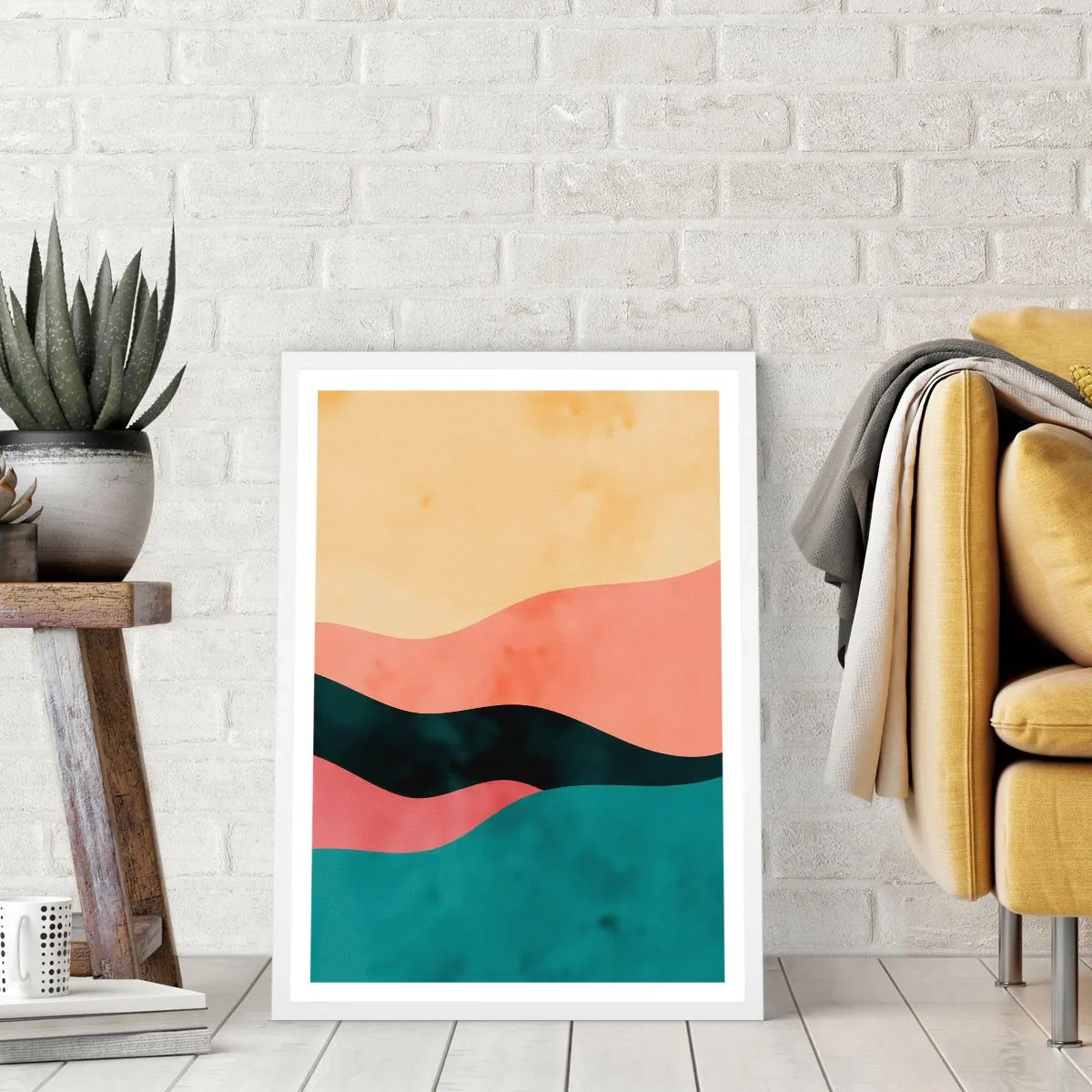 Affiche dans un cadre blanc - Poster - Conformité non-conforme - 50x70 cm