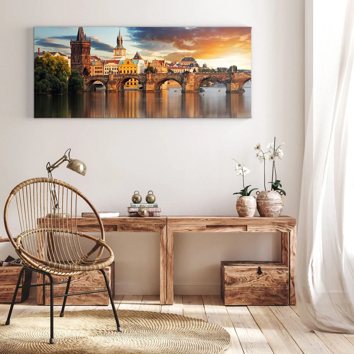 Impression sur toile - Image sur toile - Belle depuis des lustres - 100x40 cm