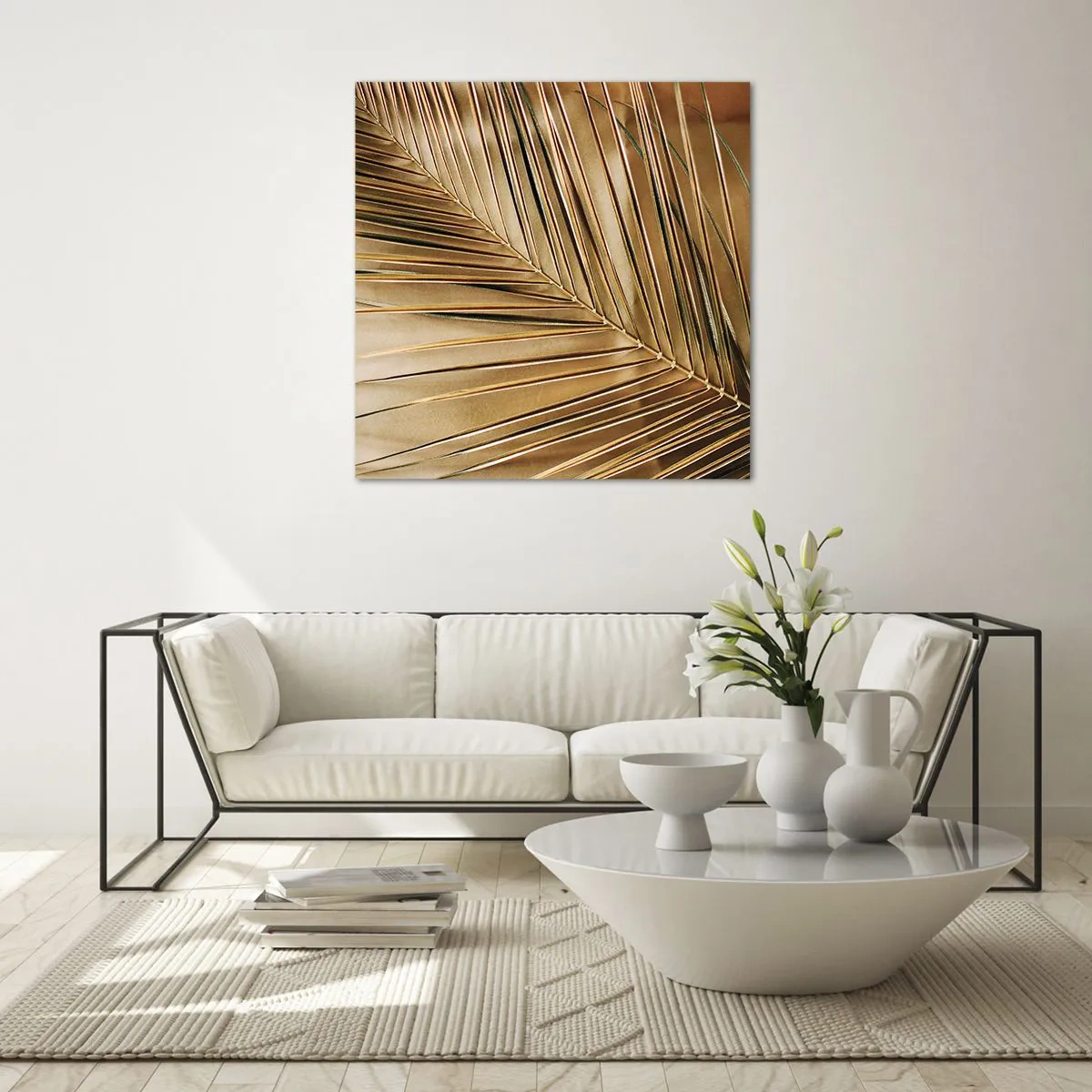 Impression sur verre - Image sur verre - Colonnade naturelle - 60x60 cm