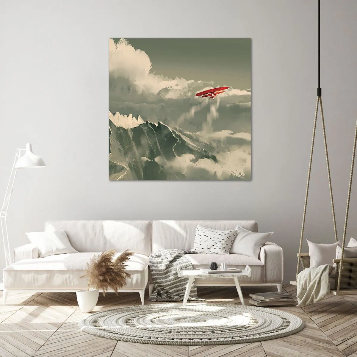 Impression sur toile - Image sur toile - Pionnier intrépide - 60x60 cm