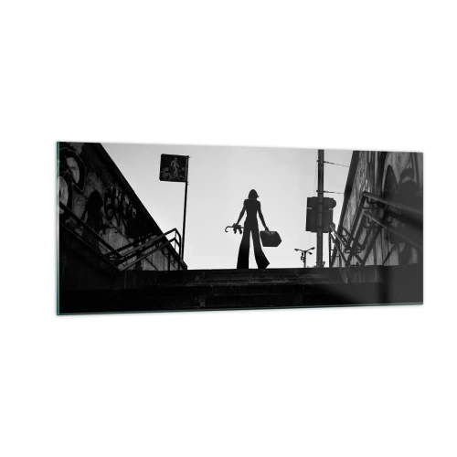 Impression sur verre - Image sur verre - Pèlerinage urbain - 100x40 cm