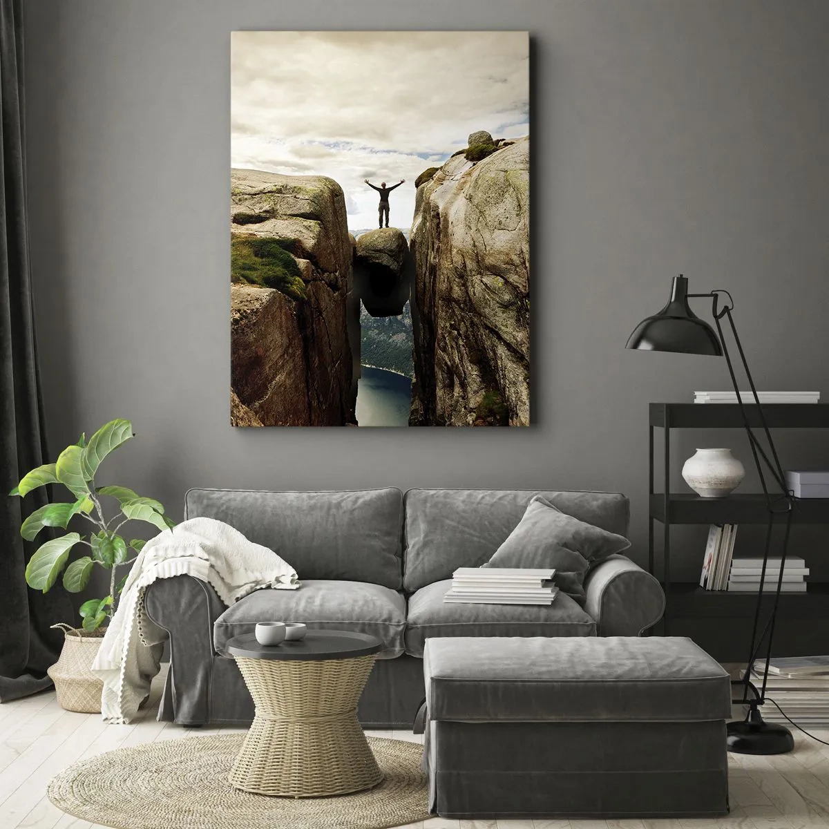 Impression sur toile - Image sur toile - Comment vous sentez-vous§ - 70x100 cm