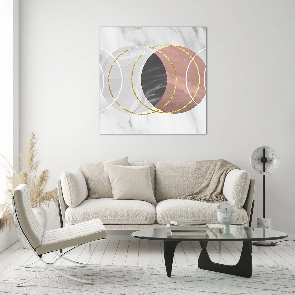 Impression sur verre - Image sur verre - Musique des sphères - 50x50 cm