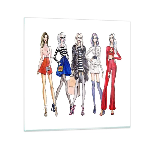 Impression sur verre - Image sur verre - Every week Fashion Week - 50x50 cm