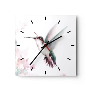 Horloge murale - Pendule murale - Immortalisé dans un battement - 40x40 cm