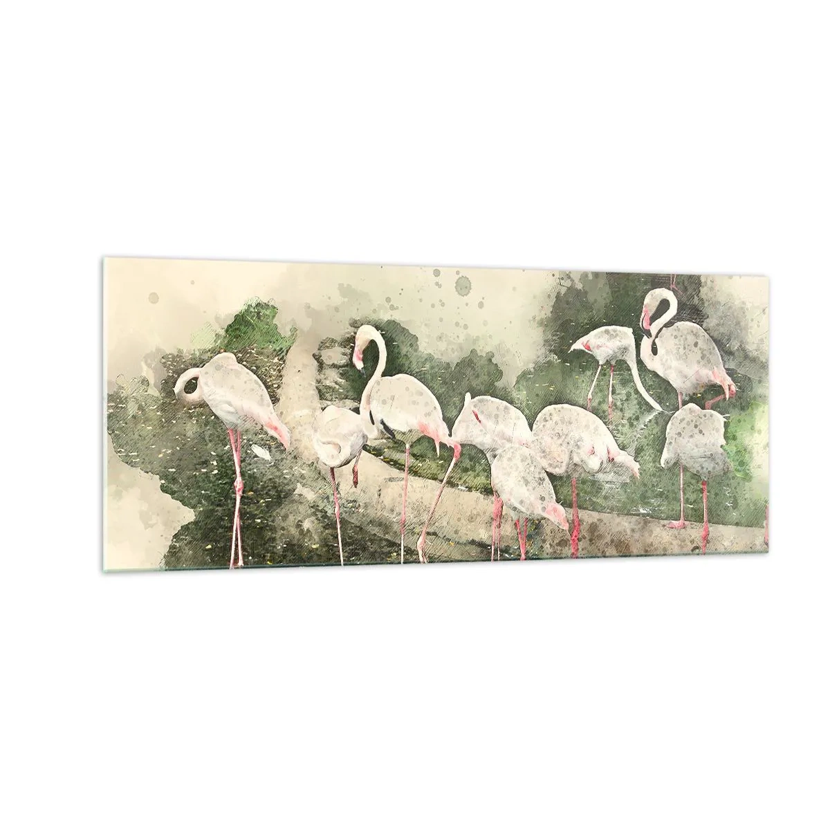 Impression sur verre - Image sur verre - Rêve exotique - 100x40 cm