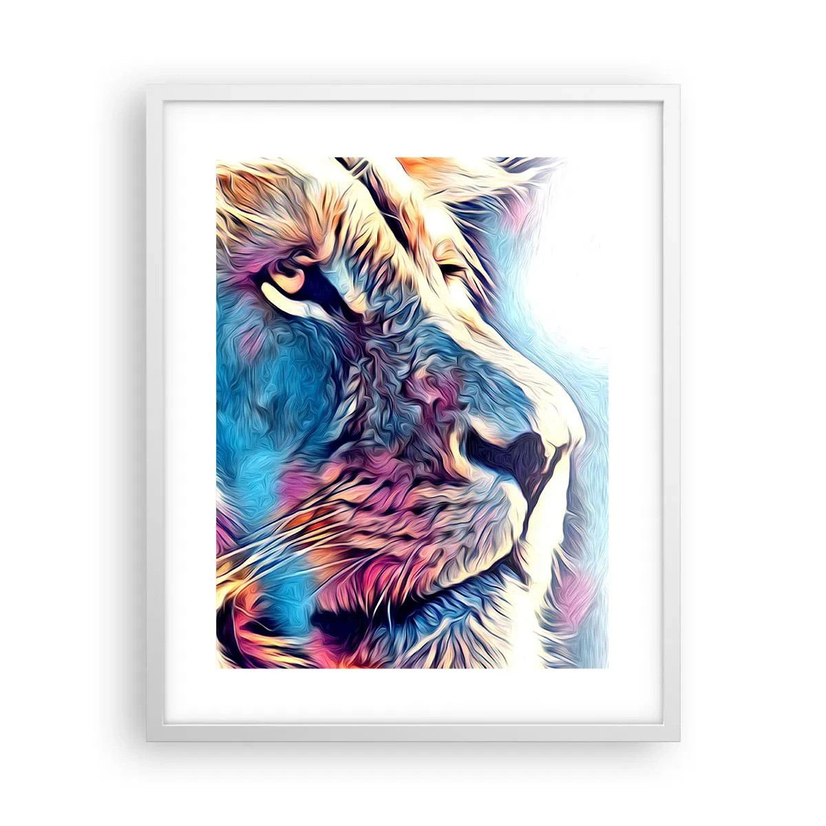 Affiche dans un cadre blanc - Poster - L'intelligence de la nature - 40x50 cm