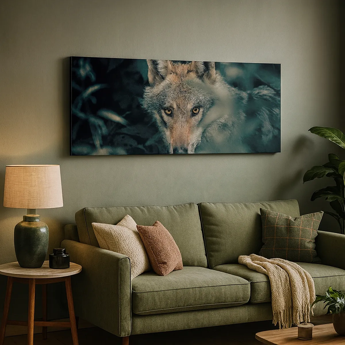 Impression sur toile - Image sur toile - Chasseur - 30x30 cm