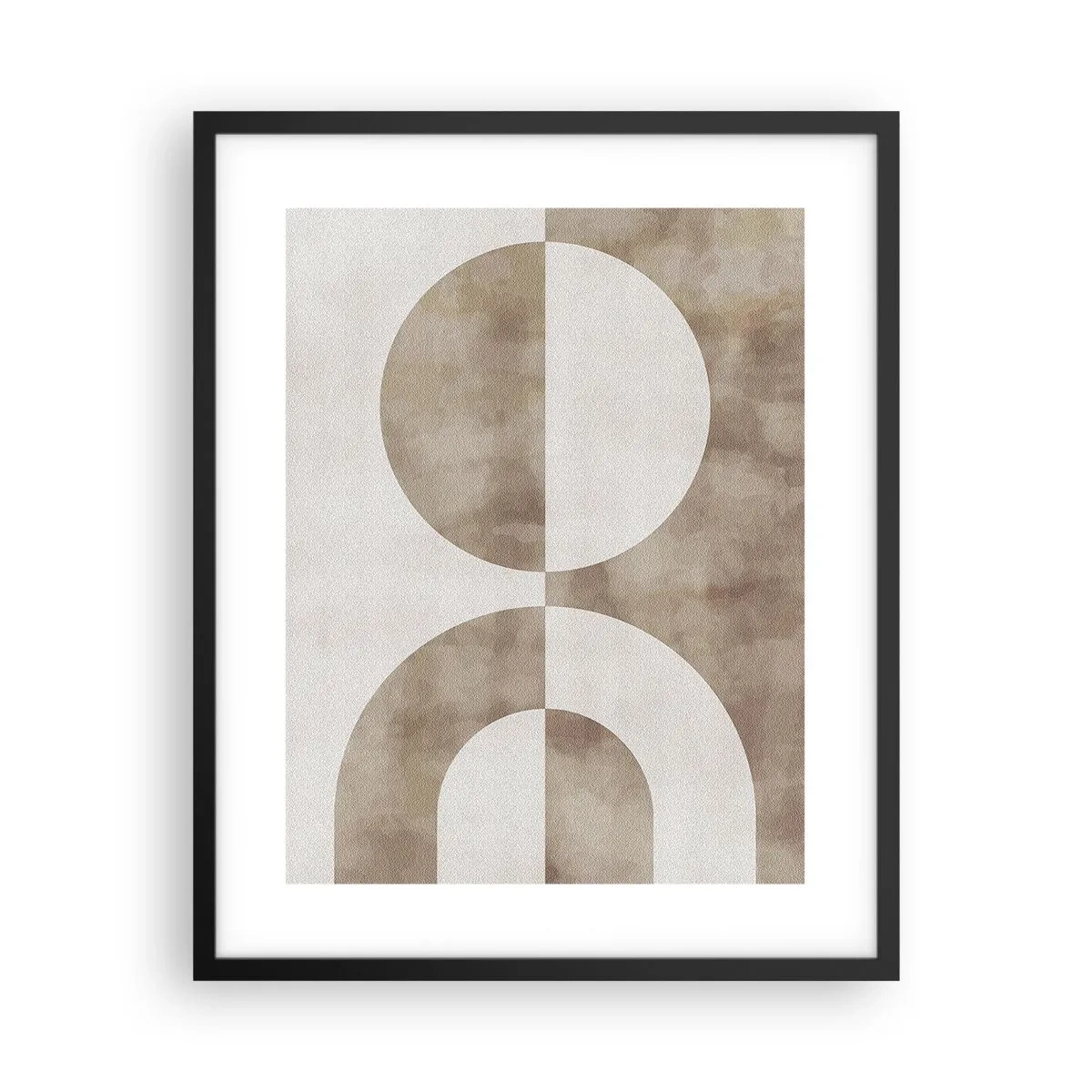 Affiche dans un cadre noir - Poster - Similitudes et différences - 40x50 cm