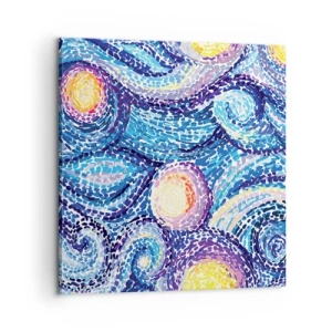 Impression sur toile - Image sur toile - D'après un tableau de van Gogh - 60x60 cm