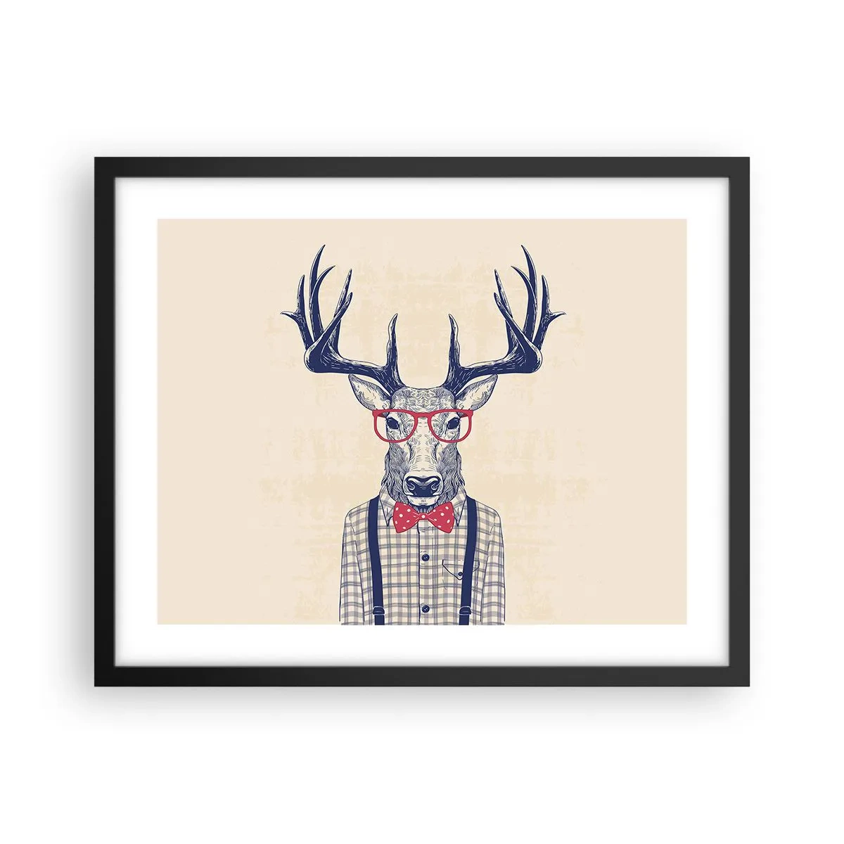 Affiche dans un cadre noir - Poster - Une extravagance amusante - 50x40 cm