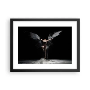 Affiche dans un cadre noir - Poster - Les elfes existent - 40x30 cm