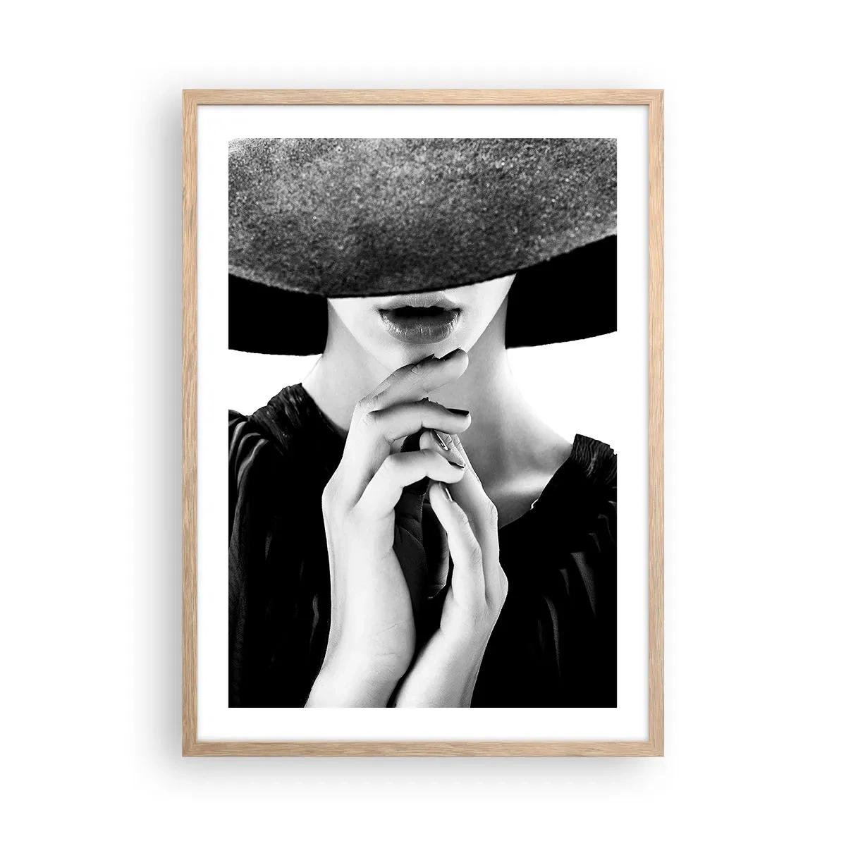 Affiche dans un chêne clair - Poster - Beauté cachée - 50x70 cm