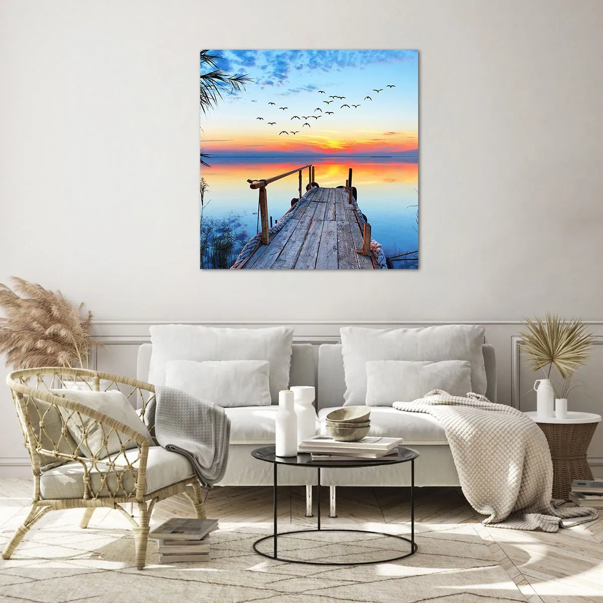 Impression sur verre - Image sur verre - Il est temps de rentrer... - 30x30 cm