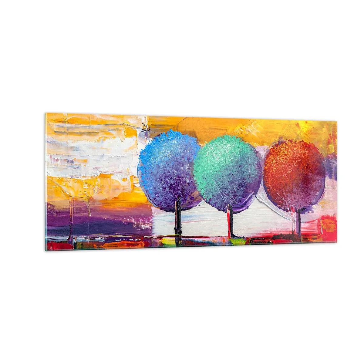 Impression sur verre - Image sur verre - Art jusqu'à trois - 100x40 cm