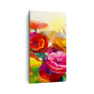 Impression sur toile - Image sur toile - Pas seulement rouge - 45x80 cm