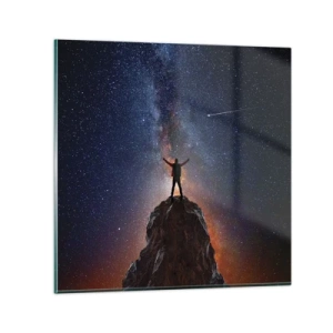 Impression sur verre - Image sur verre - Le force est avec moi! - 60x60 cm