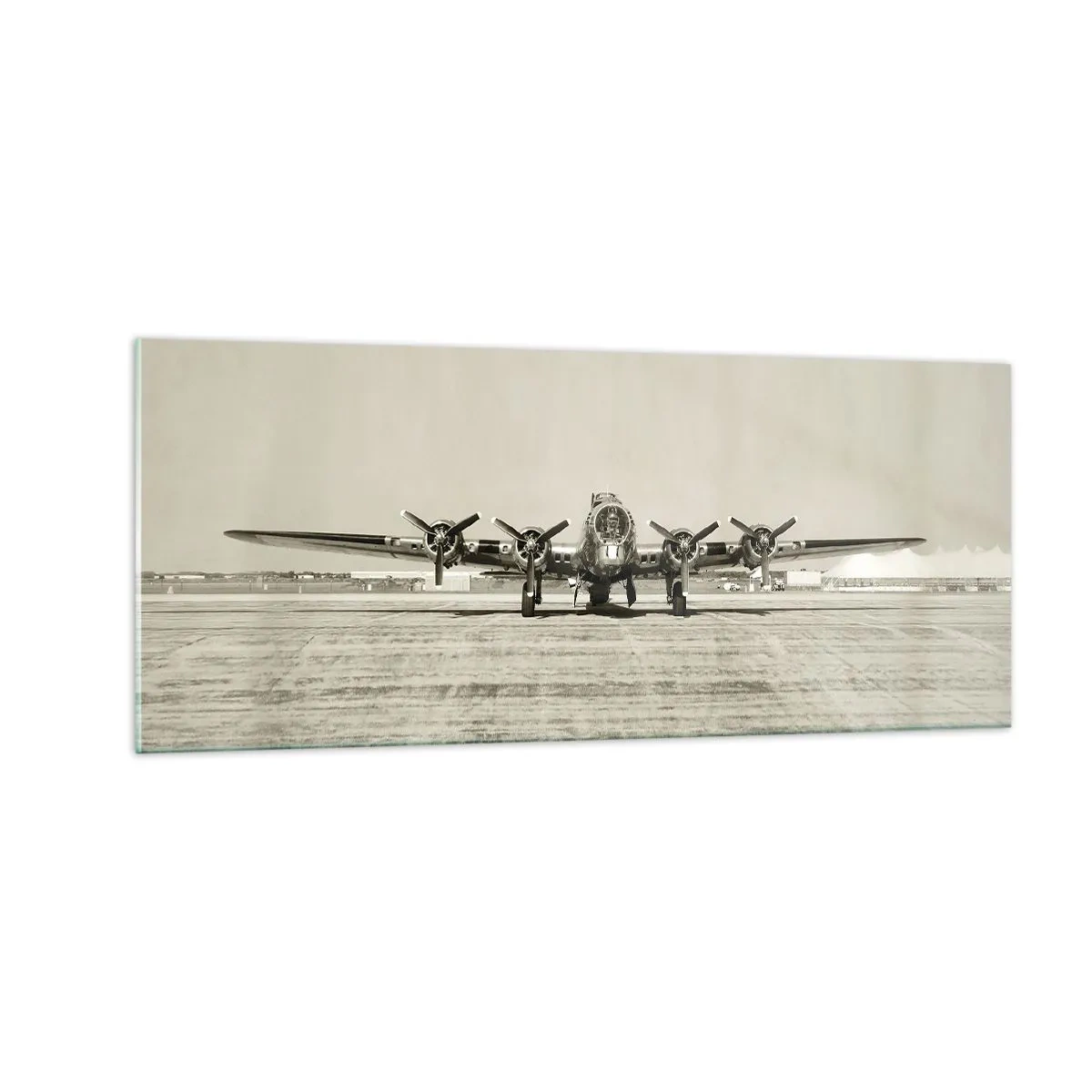 Impression sur verre - Image sur verre - Toujours prêt! - 100x40 cm