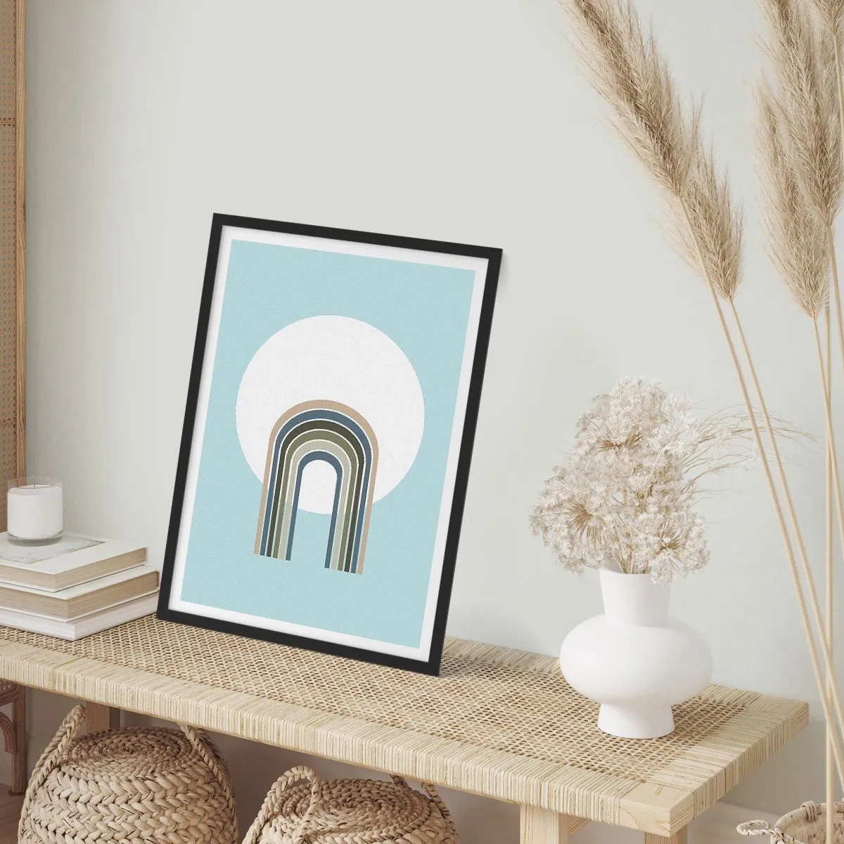 Affiche dans un cadre noir - Poster - Attraction irrésistible - 40x50 cm