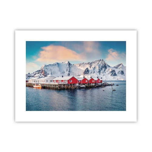 Affiche - Poster - Retraite dans le nord - 40x30 cm