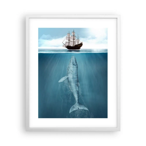 Affiche dans un cadre blanc - Poster - Il vaut mieux ne pas savoir - 40x50 cm