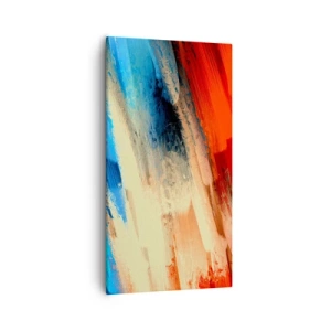 Impression sur toile - Image sur toile - Une cascade de couleurs - 55x100 cm