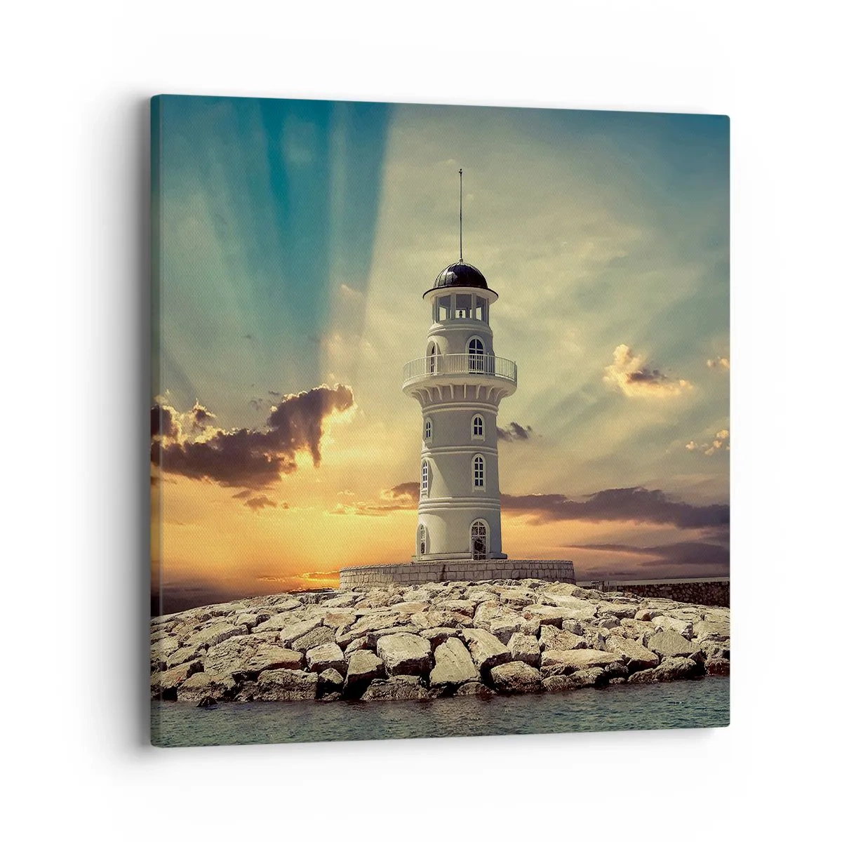 Impression sur toile - Image sur toile - Lumière - Bonté - Beauté - 40x40 cm