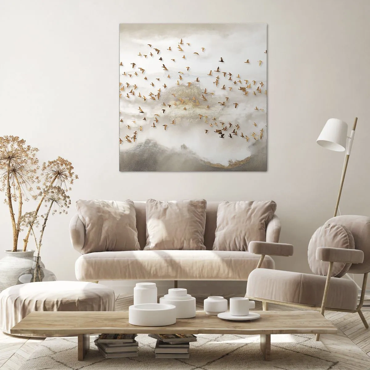 Impression sur toile - Image sur toile - Il est l'heure… - 50x50 cm